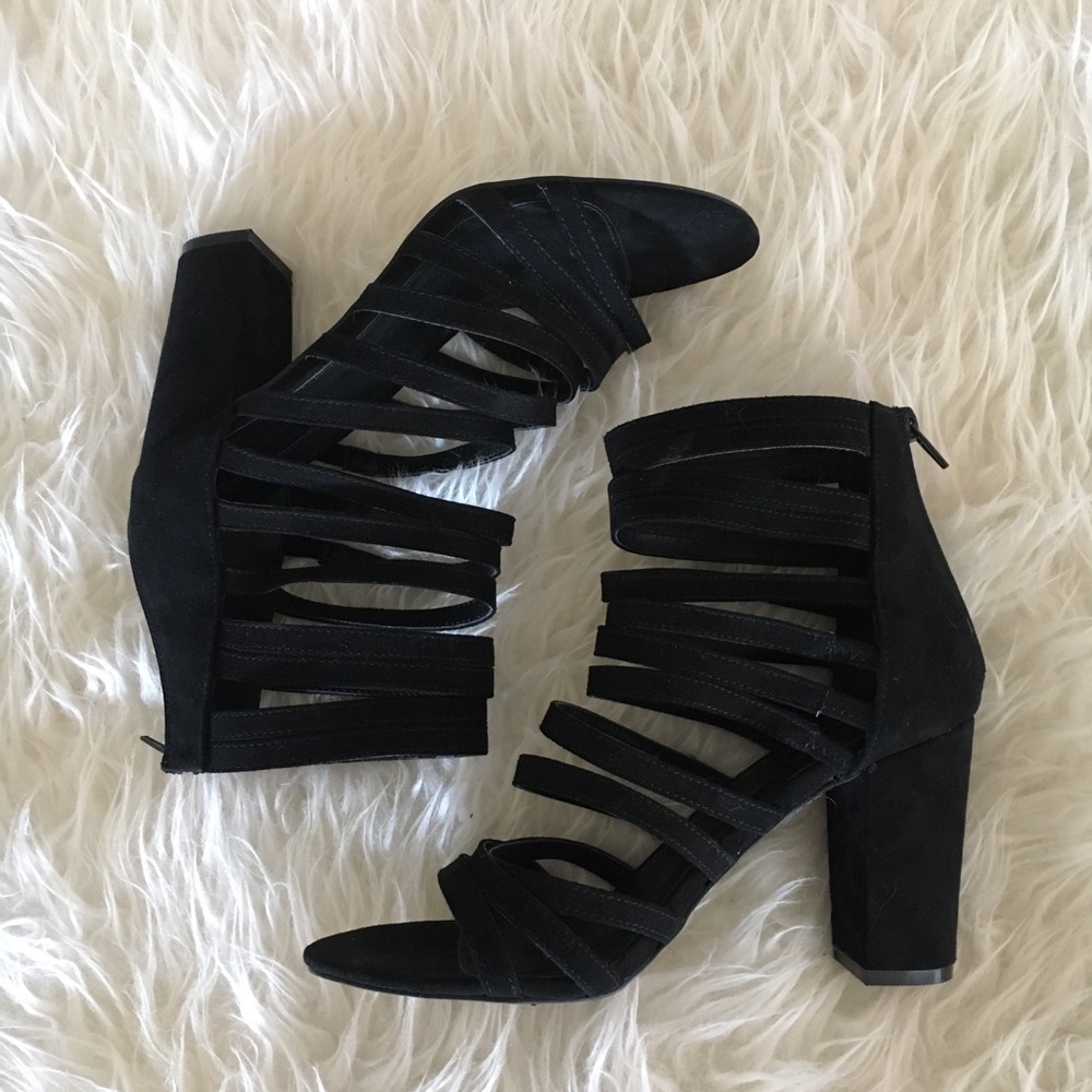 F21 Black Heels